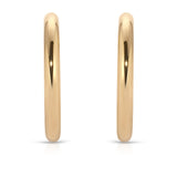 Large Thick Classic Hoops