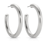 Large Thick Classic Hoops