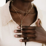 Bali Dreams Crystal Lariat Necklace