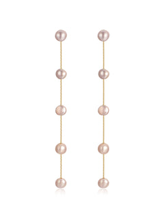 Dripping Pearl Delicate Drop Earrings