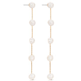 Dripping Pearl Delicate Drop Earrings