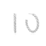 Spun Strands Hoop Earrings