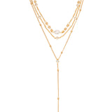 Forever Falling Pearl Lariat