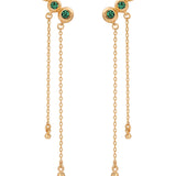 Emerald City Waterfall Earrings