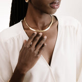 Brooklyn Flat Herringbone Chain Necklace