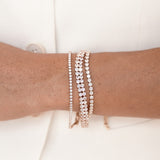 Adjustable Dainty Crystal Bracelet