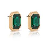 Emerald Deco Earrings