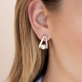 Pavé and Pearl Earrings
