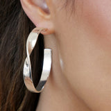 Heirloom Twist Large Hoops