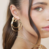 Heirloom Twist Large Hoops