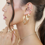 Heirloom Twist Large Hoops