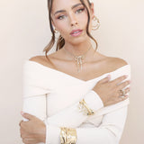 Heirloom Twist Large Hoops