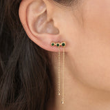 Emerald City Waterfall Earrings