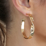 Heirloom Twist Large Hoops