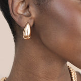 Golden Teardrop Earrings