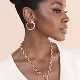 Edge of Water Pearl Pendant Necklace