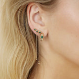 Emerald City Waterfall Earrings