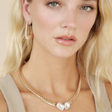 Double Gem Centerstone Necklace