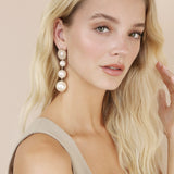 Graduating Pearl Dangle Earrings