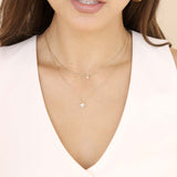 Layered Starburst Crystal Necklace