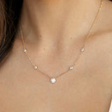 Olivia Opal and Crystal Necklace