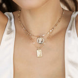 Medallions of Mine Layered Coin Necklace Set