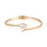 Marquise Snake Cuff Bracelet