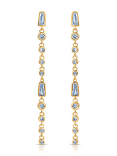 Crystal Linear Earrings
