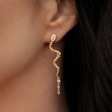 Serpentina Snake Earrings