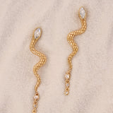 Serpentina Snake Earrings
