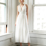 BIG CITY DREAMS WOVEN MIDI DRESS