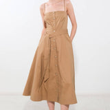 PROOF OF PERFECTION WOVEN MIDI DRESS