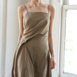 HAPPILY YOURS WOVEN MIDI DRESS