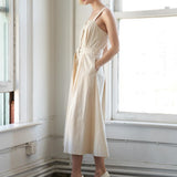 CALIFORNIA DREAMING WOVEN MIDI DRESS