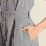 CALIFORNIA DREAMING WOVEN MIDI DRESS