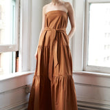 GIRLS JUST WANNA HAVE WOVEN MAXI DRESS