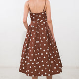 HARMONY HORIZON WOVEN MIDI DRESS