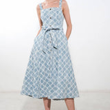 MADE TO BELIVE DENIM MIDI DRESS