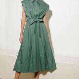 DEEPER CONNECTION WOVEN MIDI DRESS