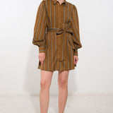 GIVE IT A GO WOVEN MINI DRESS