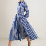 PETAL POWER MIDI SHIRT DRESS