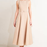 LIVING THE DREAM WOVEN MIDI DRESS