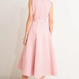 LIVING THE DREAM WOVEN MIDI DRESS