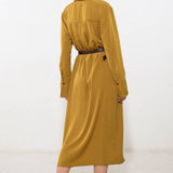 STATE OF BLISS WOVEN MIDI DRESS