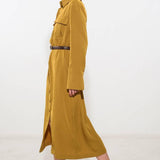 STATE OF BLISS WOVEN MIDI DRESS