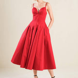 DREAM KEEPER WOVEN MIDI DRESS