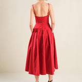 DREAM KEEPER WOVEN MIDI DRESS