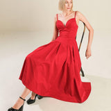 DREAM KEEPER WOVEN MIDI DRESS