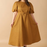 CAN'T STOP ME WOVEN MIDI DRESS