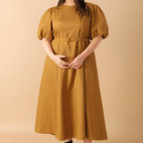CAN'T STOP ME WOVEN MIDI DRESS